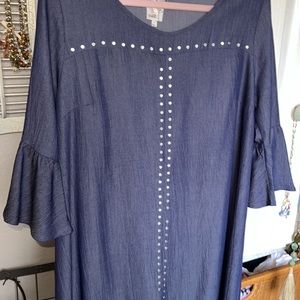 Naïf denim dress